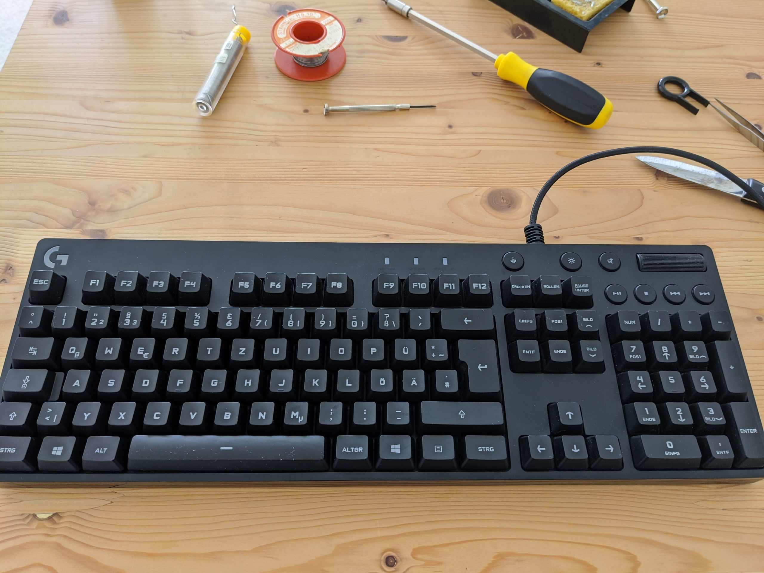 How to Repair a Logitech Gaming Keyboard Switch